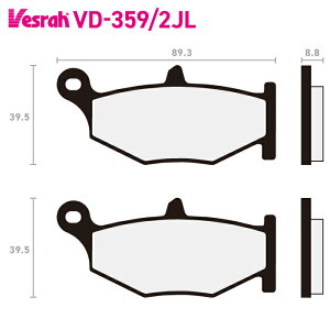 xX VD-359-2JL V^[h^pbh oCN XYL GSR400A DL1000 DL1000XA