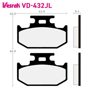 �x�X�� VD-432JL �V���^�[�h���^���p�b�h �o�C�N ���}�n XSR125 MT125 YZF-R125 YC150F FZ16 FZ-FI YZF-R15 YZF-R15 V2 YZF-R15 V3 FZN150-A FZN150D-A MTN155-A