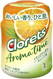 モンデリーズ・ジャパン クロレッツAROMATIMEレモン&オレンジボトル 121g