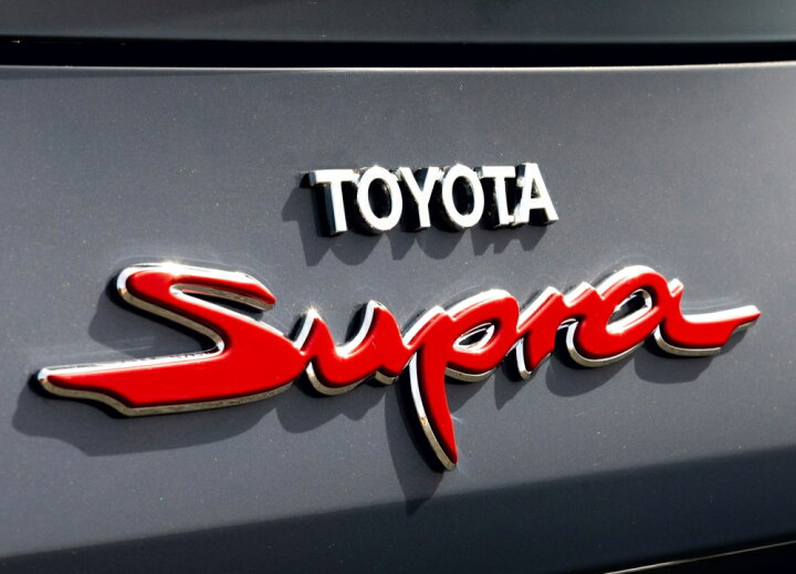 楽天市場】GRスープラ用 トヨタ純正レッドエンブレム リア「Supra 