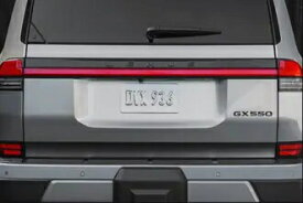 GX550用 LEXUS純正ピアノブラックエンブレム リア「LEXUS」＋「GX550」セット（オーバーレイ） GX550