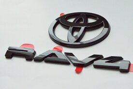 RAV4用 トヨタ純正ブラックエンブレム（オーバーレイ） 6代目RAV4（60系）