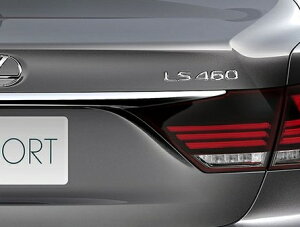 【40系後期LEXUS LS460】リア右「LS460」文字 エンブレム 海外仕様純正部品