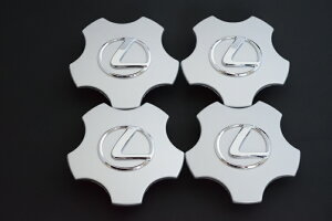 【10系アルテッツァ】17インチ5本スポーク純正アルミホイール用 LEXUSロゴマーク入り センターキャップ 4輪分セット 海外仕様純正部品