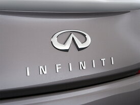 12代目（V36型）スカイライン クーペ用 日産純正 エンブレム リア「INFINITI」文字 （インフィニティマークは別売）