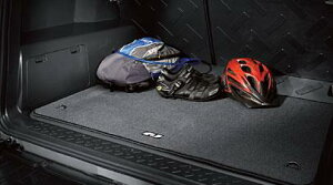 【10系トヨタ FJクルーザー】「FJ」ロゴ入り カーペットカーゴマット チャコール色 海外仕様純正アクセサリー