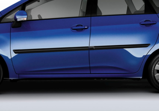 EUDM サイドの傷付きドアパンチ対策 アクセントモール 120系トヨタ ラクティス ドア４枚分セット 未塗装 新作 大人気 2020 新作 ボディサイドモールディング 海外仕様純正アクセサリー