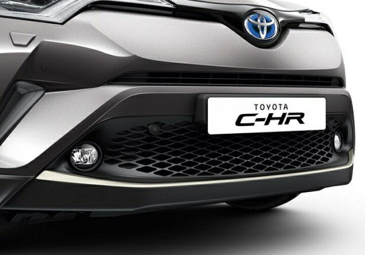 楽天市場】【10系前期トヨタ C-HR】フロントバンパーガーニッシュ 海外 