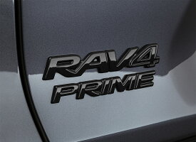 5代目（50系）RAV4PHV用 トヨタ純正 ブラックアウトエンブレムオーバレイ 両サイド＆リア・計8ピースセット