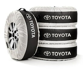 【200系トヨタ クラウン】「TOYOTA」ロゴ入り タイヤストレージバッグ 4輪分セット 海外仕様純正アクセサリー