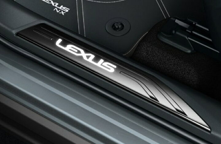 楽天市場】現行型（AZ20型）NX用 LEXUS純正 スカッフプレート ホワイト 