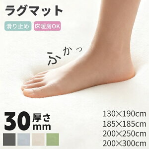 O}bg Ɍ 30mm  O ܂ɂ h X[vO tl }CNt@Co[ O}bg J[ybg O~ 130×190 / 185×185 / 200×250 / 200×300  g[Ή zbgJ[