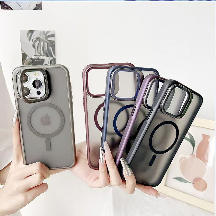 楽天市場】iphoneケース マグネット搭載 リング付き iphone 14 pro 