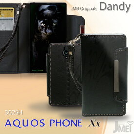AQUOS PHONE Xx 302SH カバー レザー 手帳ケース アクオスフォン ダブルエックス スマホ カバー 手帳型ケース スマホカバー スマートフォン softbank ソフトバンク 革