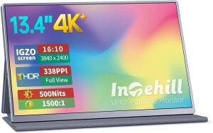 4K+ oCj^[ 13.4 C` 3840x2400𑜓x UHD USB-C j^[ Oxied TFTޗZpIZGOpl 500nits 338ppi fx m[gp\R mini PC X}z g PCQ[@ SWITCH Mac bookȂǂɑΉ Tuj