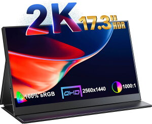 2K 17.3C` oCfBXvC 100%F 2K𑜓xi2560x1440j ^ y  IPStpl 178°S Xs[J [g[N ݑΖ Q[p PS4/ XBOX/SwitchȂǑΉ VESAΉ 