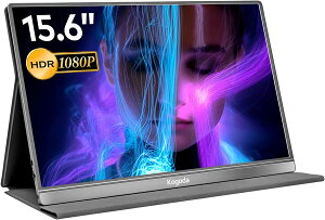 15.6C` oCfBXvC HDMI Tuj^[ 1920x1080FHD IPSpl  y USB Type-C/mini HDMI[qT|[gیP[Xt PSEF؍ς