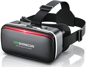 VRゴーグル スマホ スマホ vrゴーグル VR ヘッドセット VR ゴーグル スマホ用 動画 カメラ VRヘッドセット スマホ用VRゴーグル ピントや目幅調整可 近視/遠視適用 非球面光学レンズ メガネ対応