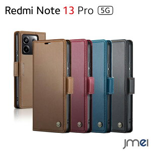 Redmi Note 13 Pro 5G �P�[�X �蒠 �ϏՌ� RFID�u���b�L���O �T�C�h�}�O�l�b�g�� PU���U�[ �J�[�h���[ Poco X6 5G �P�[�X �����h�~ au �X�}�[�g�t�H�� �X�^���h�@�\ ���b�h�~ �m�[�g 13 �v�� �J�o�[ ��
