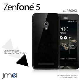 Zenfone5 A500KL ブラック デコ ハードケース 耐衝撃