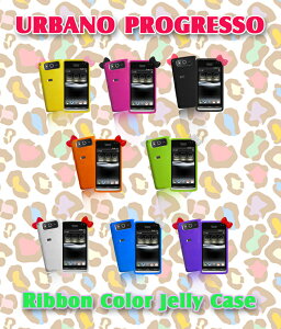 URBANO PROGRESSO ケース リボンカラージェリーケース アルバーノ プログレッソ カバー au スマートフォン スマホケース スマホ カバー スマホカバー エーユー tpu hello kitty