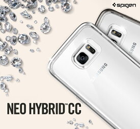 samsung スマホケース Galaxy S7 edge SC-02H SCV33 ケース Spigen SGP NeoHybrid Crystal