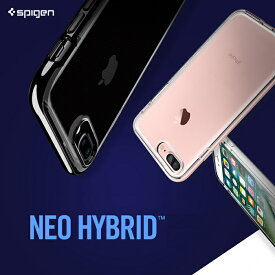 iphone8 ケース iphone8plus ケース Spigen iphone7ケース iphone7 plus ケース Neo Hybrid Crystal アイフォンケース ブランド iphoneケース かっこいい シュピゲン スマホケース 耐衝撃 クリア