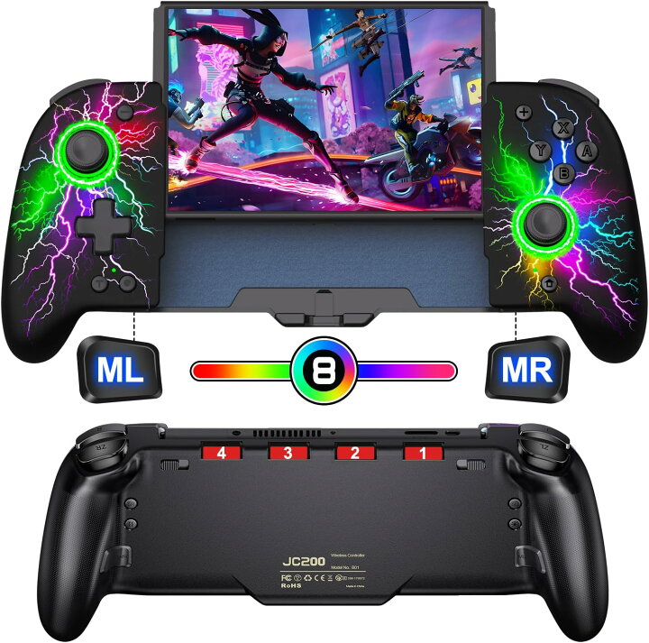 楽天市場】Nintendo Switch 有機EL モデル スイッチ コントローラー 8 