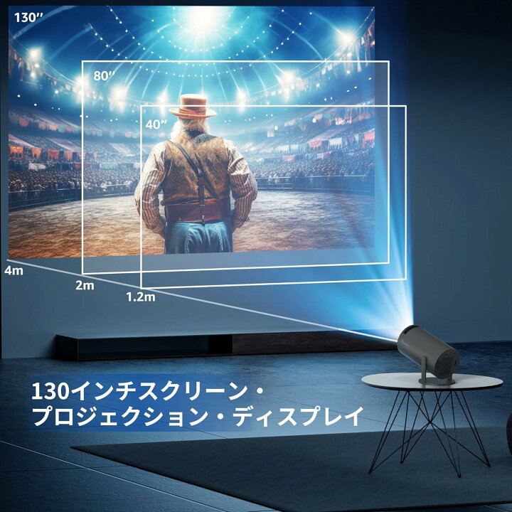 楽天市場】Android TV 搭載 プロジェクター 小型 家庭用 10000LM 