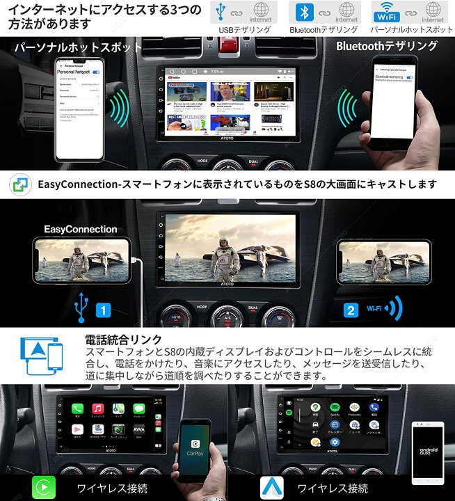 楽天市場】カーステレオ 7インチAndroid カーオーディオ ステレオ 