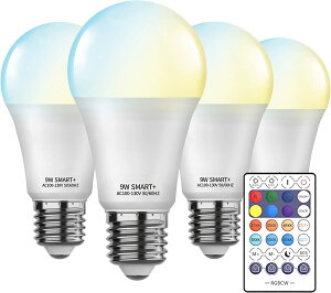 LEDd E26 X}[gd LED E26 E27 X}[gd WiFi LEDd AlexaΉ Google HomeΉ FdF E26 800lm 80W X}[gƓdƖ ^C~O@\ 4Zbg Rt ̓ ̓ 