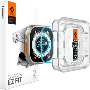 �K���X�t�B���� Apple Watch Ultra 49mm �p �\��t���L�b�g�t�� apple watch �E���g�� 49mm �Ή� �ی� �t�B���� 2����