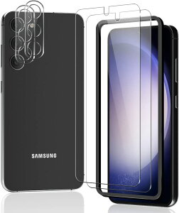 Galaxy S23 KXtB 2 + Galaxy S23 JtB 2 {Ɏqfލ̗p KChgt SC-51D SCG19P[XɊȂ \ʍdx9H Sʕی \tȒP wh~ CAh~ ߗ 