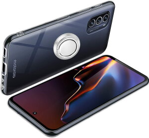 ���g g52j 5G�P�[�X �N���A �����O�t�� MOTO G52J 5G �ԍڃz���_�[ ���� �ϋv �y�� ���^ �X�g���b�v�z�[���t�� 360°��] �V���R�� �ϏՌ� TPU �C�菝�h�~ �Ռ��z�� �ی�J�o�[ ���g���[�� g52j �J�o�[ 