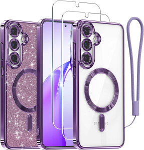Galaxy S25 P[X MagSafeΉ XN[veN^[2 Xgbvt Ob^[ bLH SC-51F ϏՌ X}zV_[ Jی Galaxy S25 Ultra P[X h~ X}[gtH T