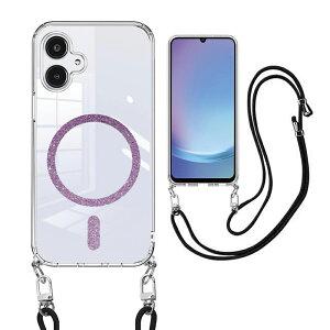 Galaxy A25 5G �P�[�X �V�����_�[ �X�g���b�v�t�� SC-53F MagSafe �Ή� �����O �O���b�^�[ �N���A �ϏՌ� TPU �J�����ی� �����h�~ �X�}�[�g�t�H�� ���C�����X�[�d �Ή� samsung �T���X�� A25 �J�o�[ �X