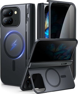 Pixel 9 Pro Fold P[X X^ht MagSafeΉ XN[veN^[ `h~ NA qWی Google Pixel Fold 2 2024  Google 9Pro Fold X}zP[X 9H KXXN[ sNZ 9 v