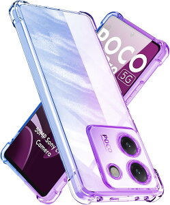 POCO M7 Pro 5G �P�[�X �ϏՌ� �|�R m7 �v�� �J�o�[ �O���f�[�V���� TPU �J�����ی� �G�A�N�b�V���� �����h�~ Xiaomi POCO M7 Pro 5G �X�}�[�g�t�H�� ���C�����X�[�d �Ή� �V���I�~ �|�R m7 �v�� �J�o�[ 