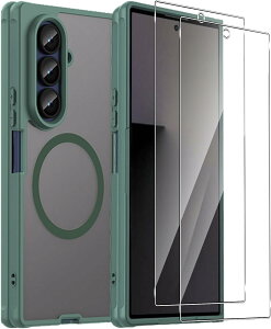 Galaxy Z Fold7 P[X MagSafeΉ +KXtB 2Zbg MNV[ Z tH[h7 یP[X KXtBt MagSafeΉ ^ y ϏՌ C菝h~ w h~ Gǂ Galax