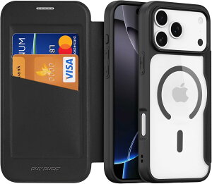 iPhone17 Pro ケース 手帳型 iPhone17 ケース 背面クリア MagSafe対応 アイフォン17プロケース 財布型 携帯カバー iPhone17 Pro Max ケース スマホケース ワイヤレス充電対応 iPhone Air マグネット式 マグセ