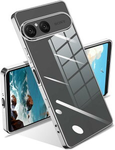 Xperia 10 VII �P�[�X ���b�L���H �ϏՌ� �G�N�X�y���A 10 �}�[�N7 �J�o�[ �w�ʃN���A ���^ �_���TPU�f�� �w��h�~ Xperia 10 VII SO-52F TPU �J�����ی� �����h�~ �X�}�[�g�t�H�� XQ-FE44 Sony Xperia 10 VII 