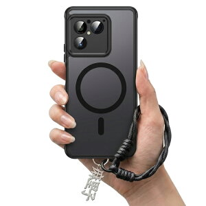 Xperia 1 VIII �P�[�X MagSafe �Ή� �}�b�g���H SO-51G �G�N�X�y���A �J�o�[ ������ �`���[���t�� �X�g���b�v�t�� �X�}�z�P�[�X �����h�~ �X�g���b�v�z�[�� �ϏՌ� �n�[�h�P�[�X �N���A �u���b�N ��