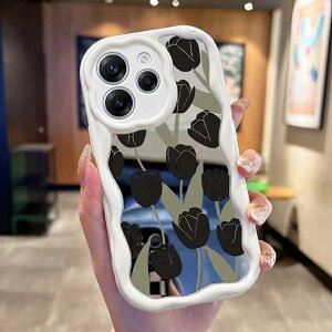 OPPO Reno15 A �P�[�X �w�ʃ~���[ �ԕ� �f�C�W�[ �`���[���b�v ���킢�� Reno15A �X�}�z�P�[�X �I�b�| ���m15a �J�o�[ �L���L�� IMD �ϏՌ� �����Y�ی� �t�`�� �E�F�[�u ���˂��� �t���[�� �؍� ����