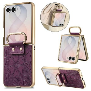 Galaxy Z Flip8 �P�[�X �J���r�i �����O�t�� �ԕ� �G���{�X ���U�[ �X�^���h�@�\ Galaxy Z Flip 8 SC-55G �P�[�X �J�o�[ �ϏՌ� �M�����N�V�[ z�t���b�v8 �X�}�z�P�[�X ������� ���킢�� ���f�B�[�X ��