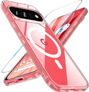 Pixel11 Pro �X�}�z�P�[�X �}�O�l�b�g���� ���C�����X�[�d Pixel11 Pro XL �P�[�X MagSafe�Ή� ������ Pixel11 �P�[�X�A�N�Z�T���[ �K���X�t�B�����t�� �Ռ��z�� �N���A �S�ʕی� �ϏՌ� �ϋv�� ���ϖh�~