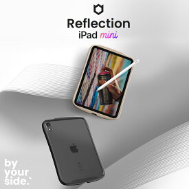 iPad mini6 ケース iPad mini 6 ケース Reflection iFace 耐衝撃 Touch ID対応 衝撃吸収 TPUバンパー 液晶ガラス付き iPad mini ケース 第6世代 傷つけ防止 アイパッド ミニ6 ケース シンプル 第6世代