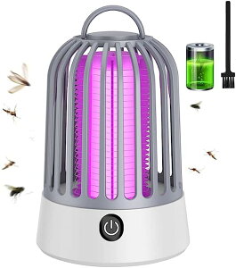 電撃殺虫機 捕虫器 電気蚊取り器 殺虫機 コバエ取り 殺虫灯 殺虫器 駆除 UV光源吸引式 360°強力蚊除け 殺虫ライト 多機能 電撃殺虫灯 家庭用 静音設計 省エネ 薬剤不用 薬剤不使用 USB充電式