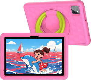 キッズ Android15 タブレット 10インチ Wi-Fiモデル Android15 搭載 4GB+128GB 子供 タブレット YouTube Kids&Google タブレット 学習 キッズスペース対応 利用時間制限 落下防止 GMS認証 8000mAh 子ども用 クリス