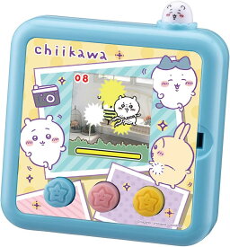 キッズカメラ 電子玩具 ちいかわ カメラでヤーッ!! ストラップホール付き 着せ替えシート 知育玩具 液晶トイ 女の子 プレゼント 誕生日 クリスマス 温泉 マーケット ガチャ