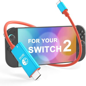 Switch2 �p �h�b�N 21.2.0�Ή� �����Ή� �A�b�v�f�[�g�Ή� 4K 60Hz PD100W USB-C Type-C HDMI�ϊ� 2m ���ڏo�� TV�o�� Switch2017 OLED �L�@EL �Ή� ��x�� �y�� ���^ �h�b�N��� �����^��